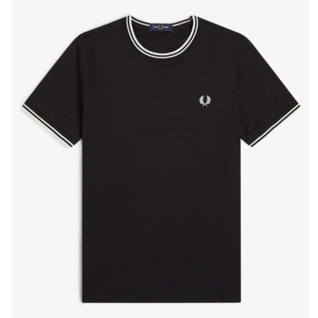 CAMISETA FRED PERRY TWIN TIPPED HOMBRE