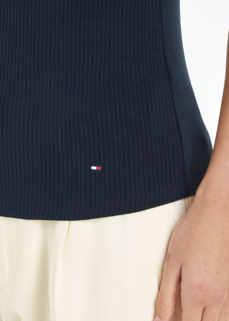 CAMISETA TOMMY HILFIGER SLIM 5X2 MUJER