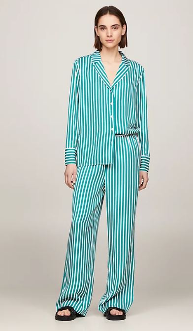 PANTALON TOMMY HILFIBER FLUID STRIPE MUJER