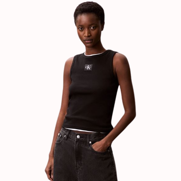 CAMISETA CALVIN KLEIN LABEL 2X2 MUJER