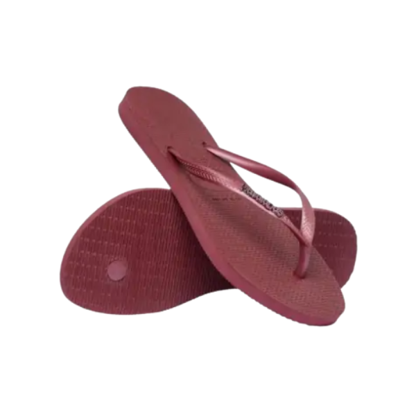 CHANCLA HAVAIANAS SLIM LOGO METALLIC MUJER