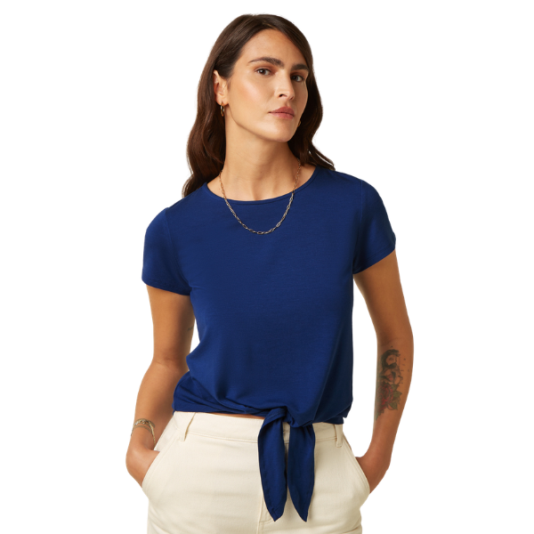 BLUSA KING LOUIE KNOT TULUM MUJER