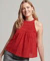 TOP VINTAGE EMBROIDERED SUPERDRY MUJER