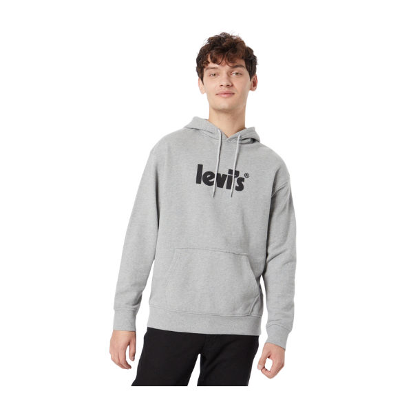 SUDADERA LEVI'S® RELAXED GRAPHIC GREY HOMBRE