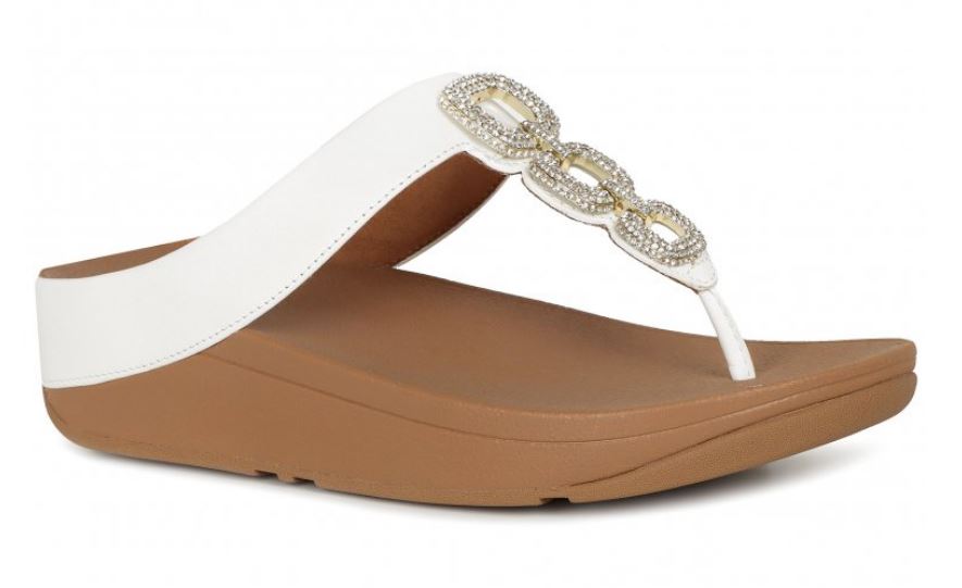 SANDALIA FITFLOP FINO CRYSTAL-CHAIN MUJER