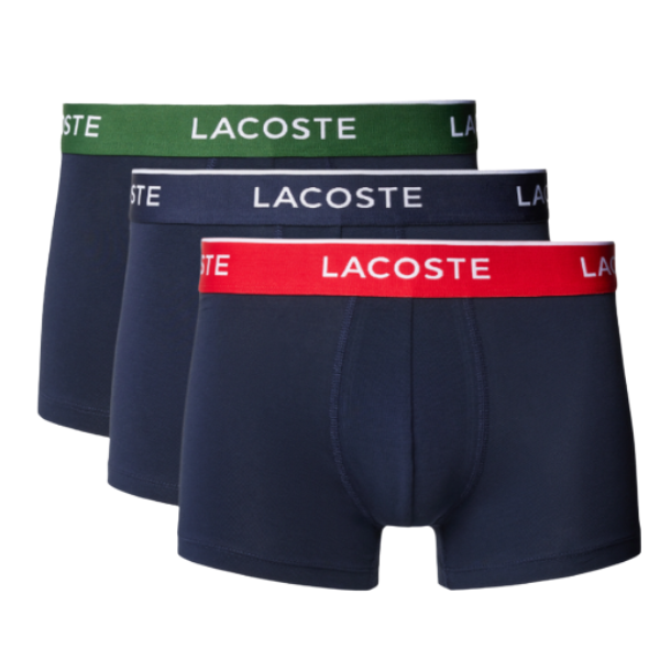 BOXER LACOSTE PACK 3 COURTS HOMBRE
