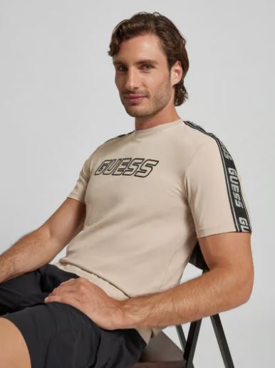 CAMISETA GUESS ARLO CN HOMBRE