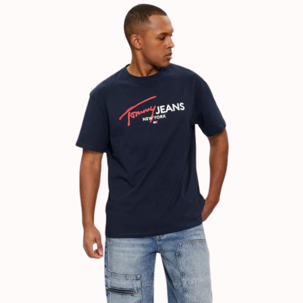 CAMISETA TOMMY JEANS  REG SPRAY POP HOMBRE
