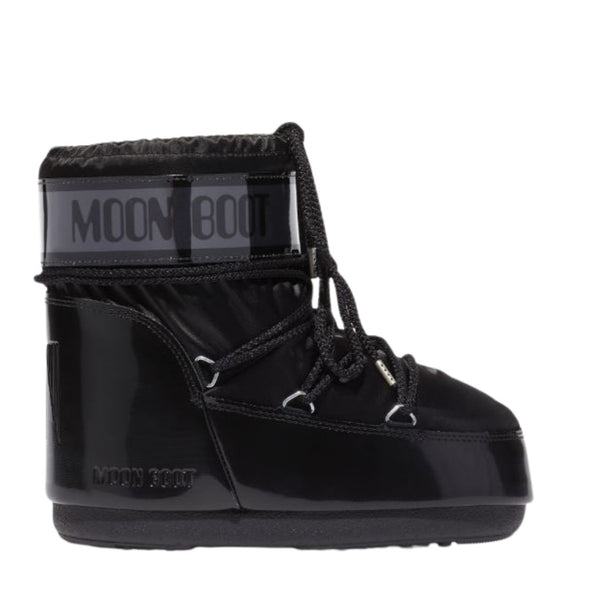 BOTAS ICON LOW GLANCE BLACK DE SATÉN