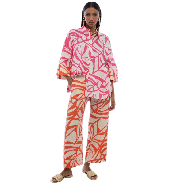 PANTALON LOLA CASADEMUNT HOJAS MUJER