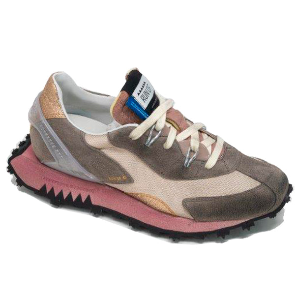 ZAPATILLA RUN OF AVA BEIGE & PINK MUJER