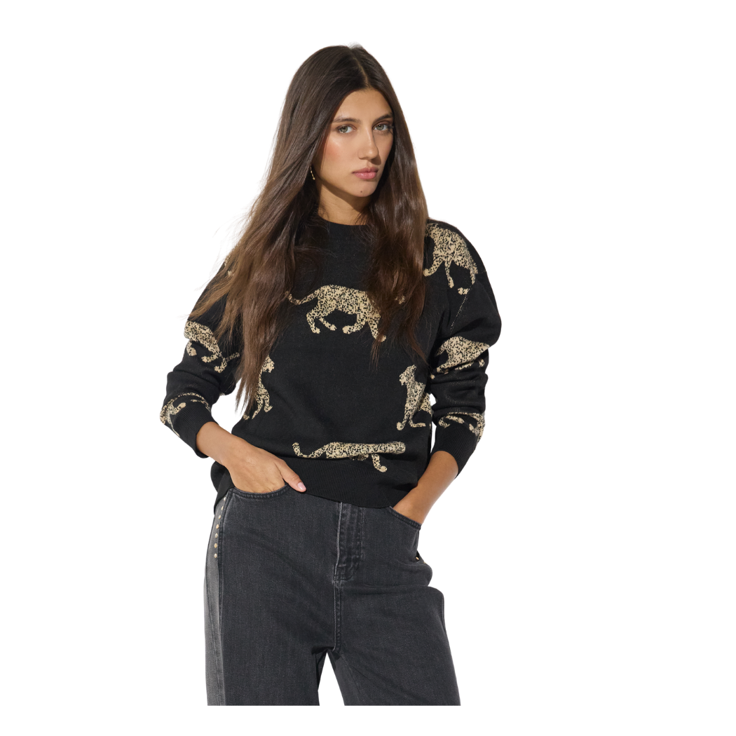 JERSEY LOLA CASADEMUNT LEOPARDOS MUJER
