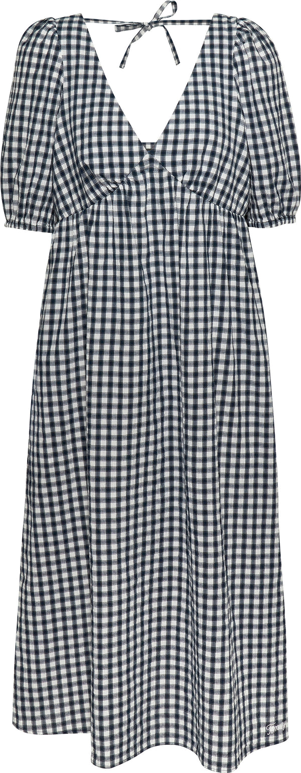 VESTIDO TOMMY JEANS GINGHAM MIDI MUJER