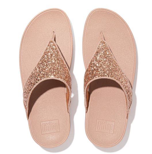 SANDALIA FITFLOP LULU GLITTER TOE MUJER
