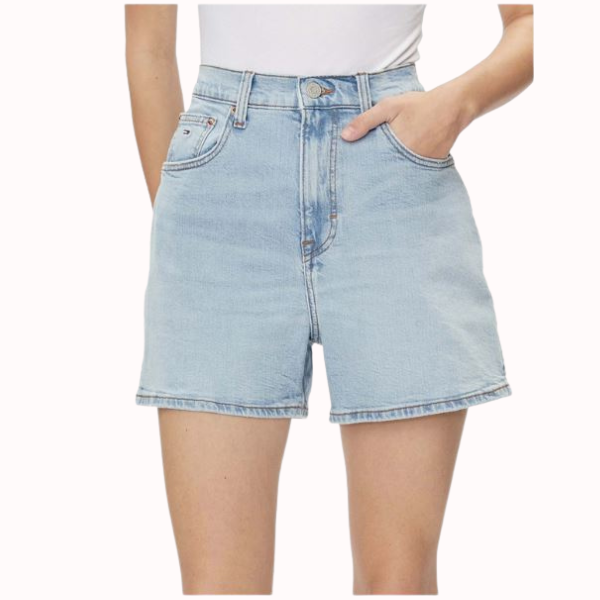 BERMUDA TOMMY JEANS MOM UH MUJER