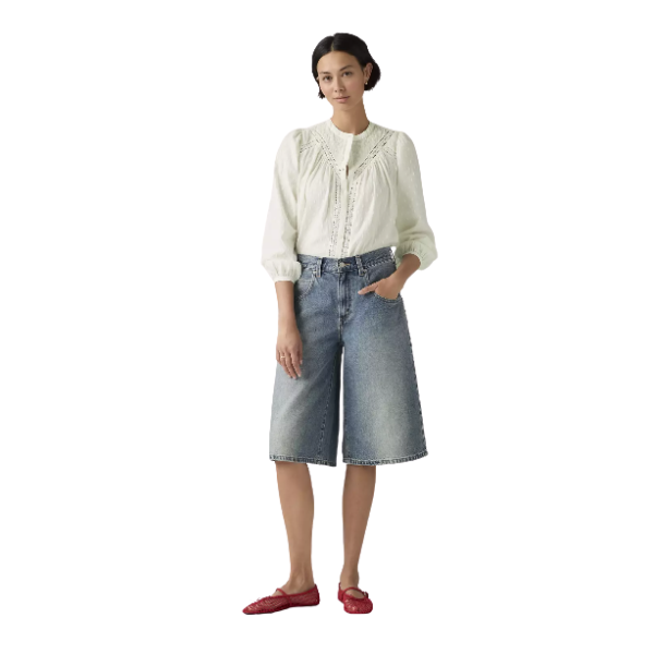 BERMUDA LEVIS® SUPER BAGGY JORT MUJER