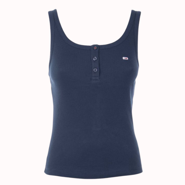 TOP TOMMY JEANS SLIM BUTTON MUJER