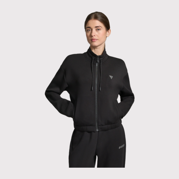 SUDADERA GUESS CECILIA SCUBA ZIP MUJER