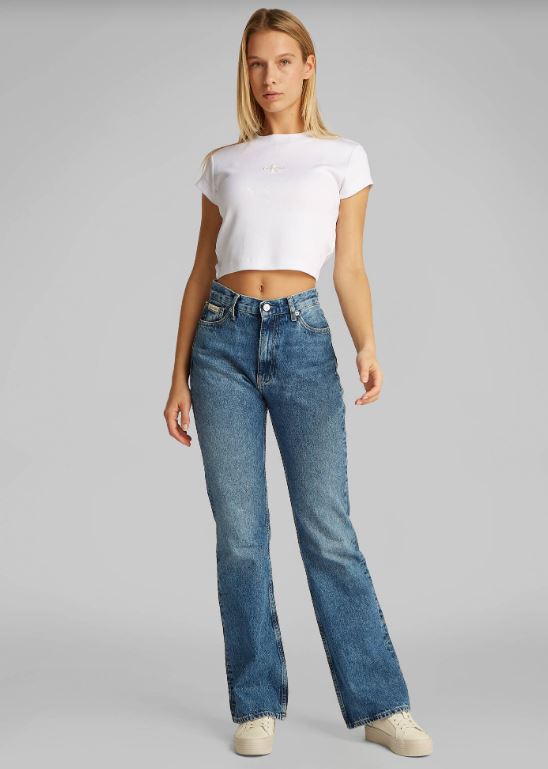 CAMISETA CALVIN KLEIN A- MONOGRAM MUJER