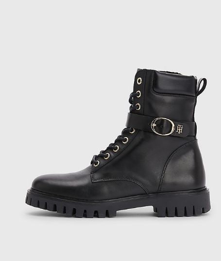 BOTAS BUCKLE LACE UP TOMMY HILFIGER MUJER