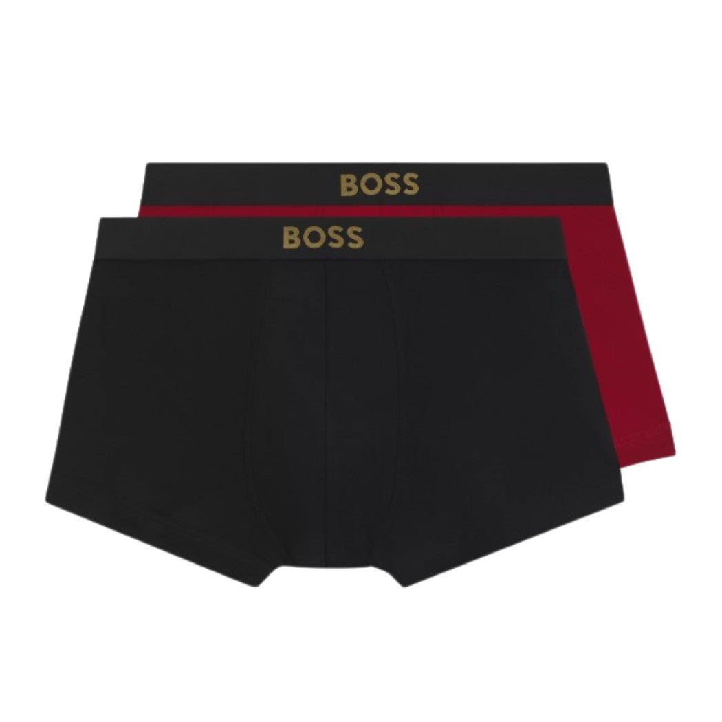 TRUNK HUGO BOSS 2PK GOLD LOGO HOMBRE