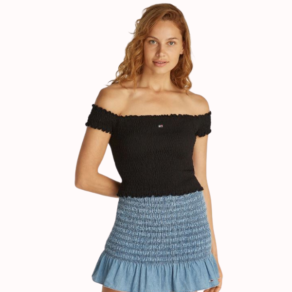 TOP TOMMY JEANS SMOCK MUJER