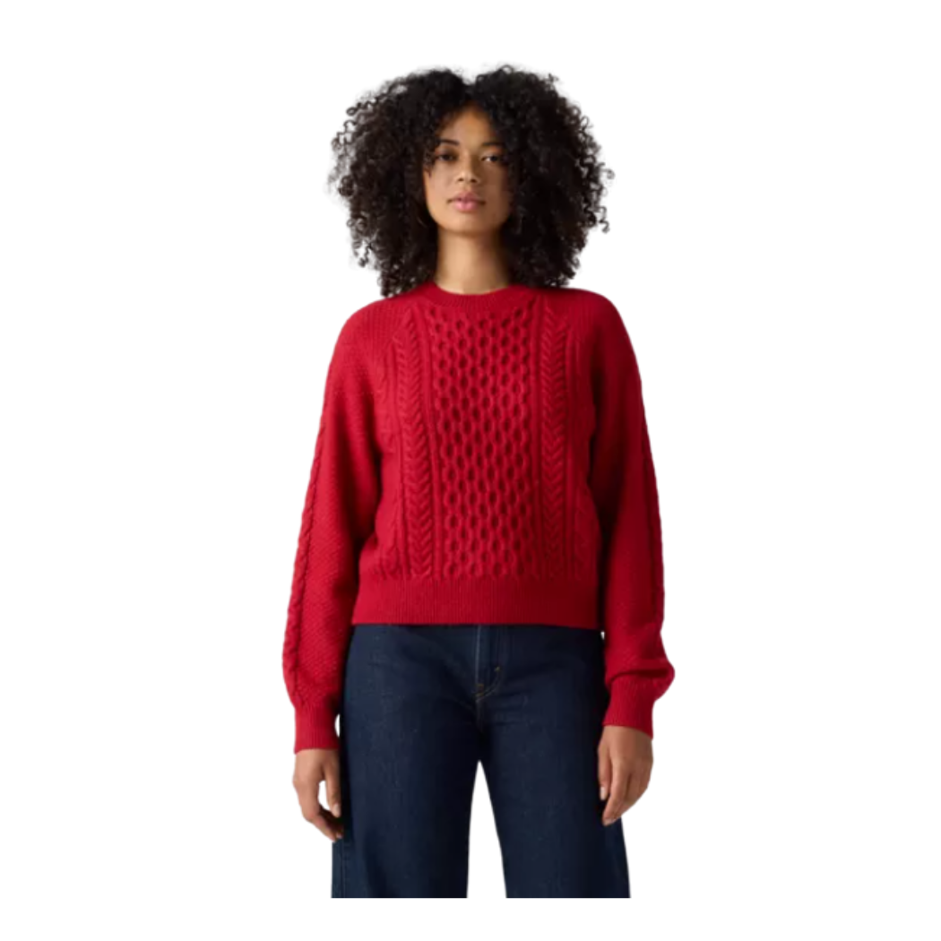 JERSEY LEVI'S® JOLIE CABLE CREWNECK MUJER