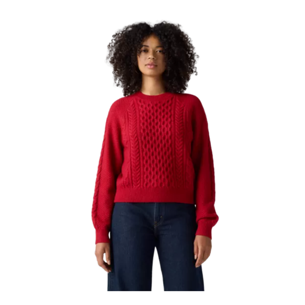 JERSEY LEVI'S® JOLIE CABLE CREWNECK MUJER