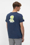 CAMISETA ELPULPO TRIPLE LOGO DIBUJADO HOMBRE