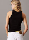 TOP CALVIN KLEIN VARSITY RIB TANK MUJER