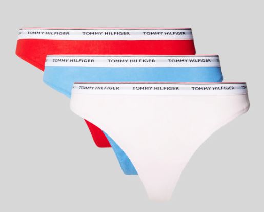 BRAGUITA TOMMY HILFIGER PACK 3 THONG MUJER