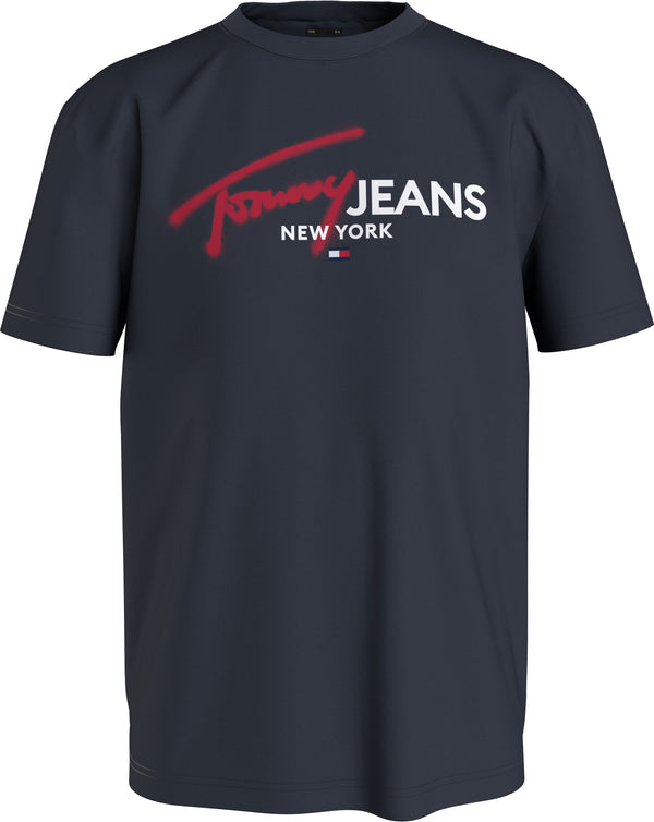 CAMISETA TOMMY JEANS  REG SPRAY POP HOMBRE