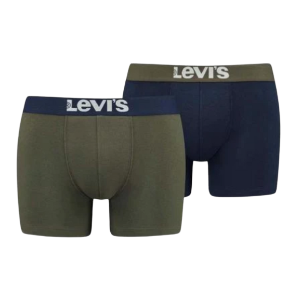 BOXER LEVI'S® SOLID BASIC 2PCK KHAKI