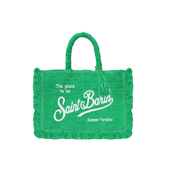 BOLSO SAINT BARTH RAFFIA VOLANT MINI MUJER