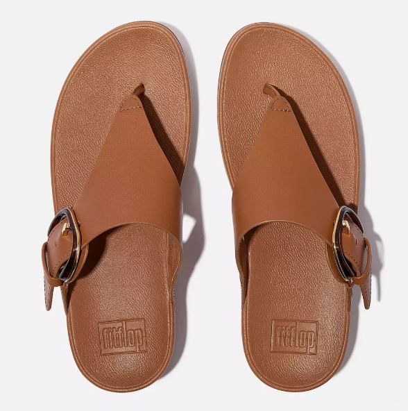SANDALIA FITFLOP LULU RESIN-BUCKLE MUJER