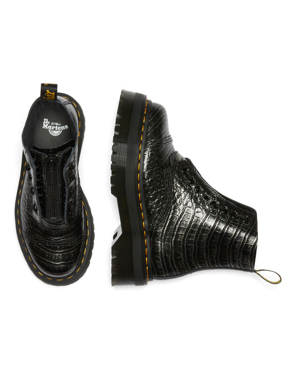 BOTAS DR. MARTENS SINCLAIR GUNMETAL  MUJER