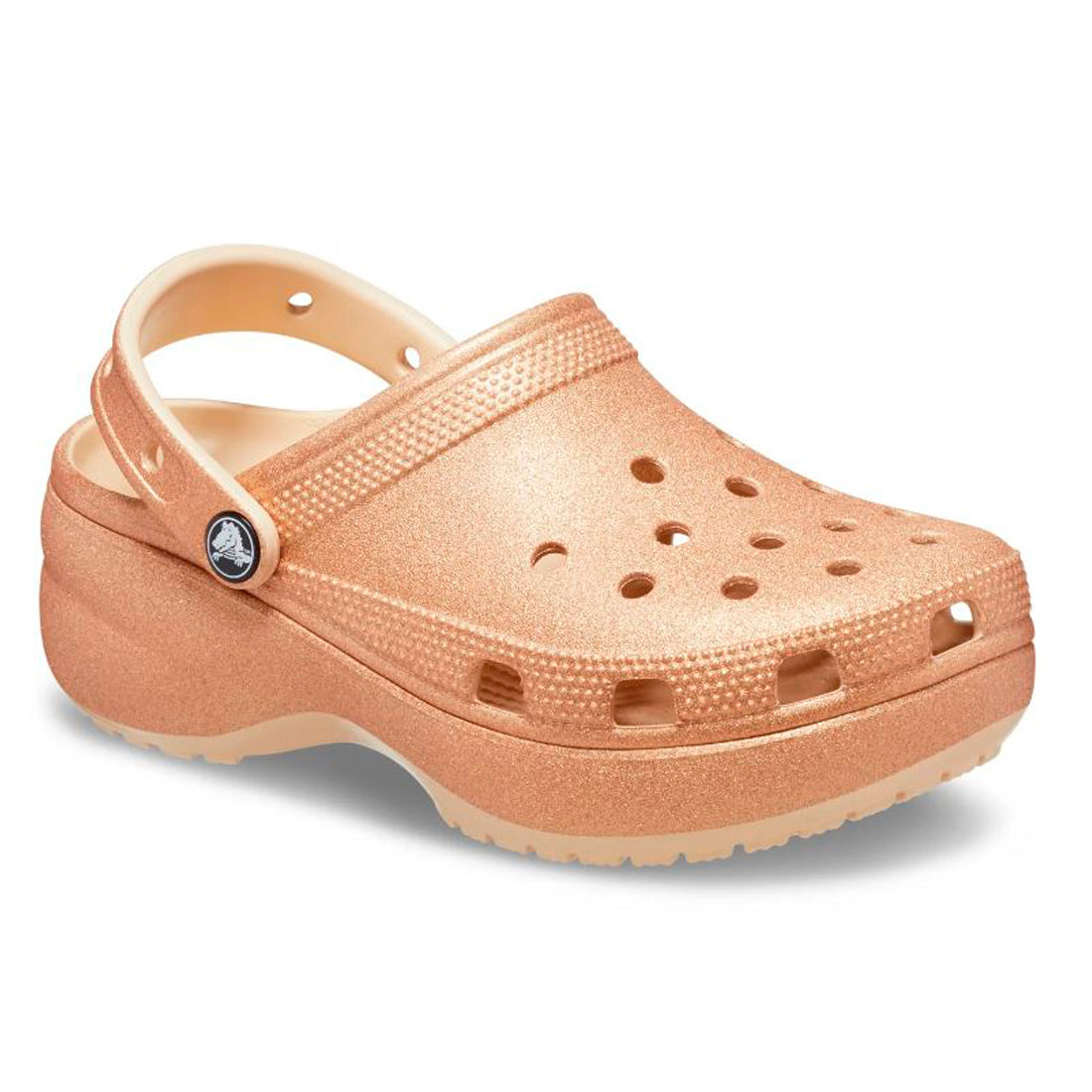 CROCS CLASSIC PLATFORM GLITTER CLOG MUJER