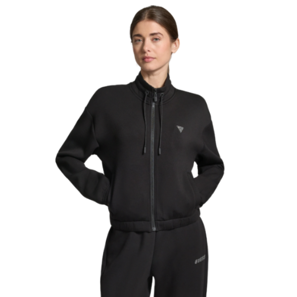 SUDADERA GUESS CECILIA SCUBA ZIP MUJER