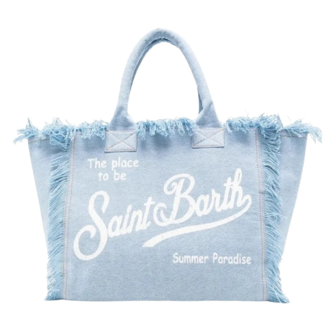 BOLSO SAINT BARTH VANITY DENIM LIGTH MUJER
