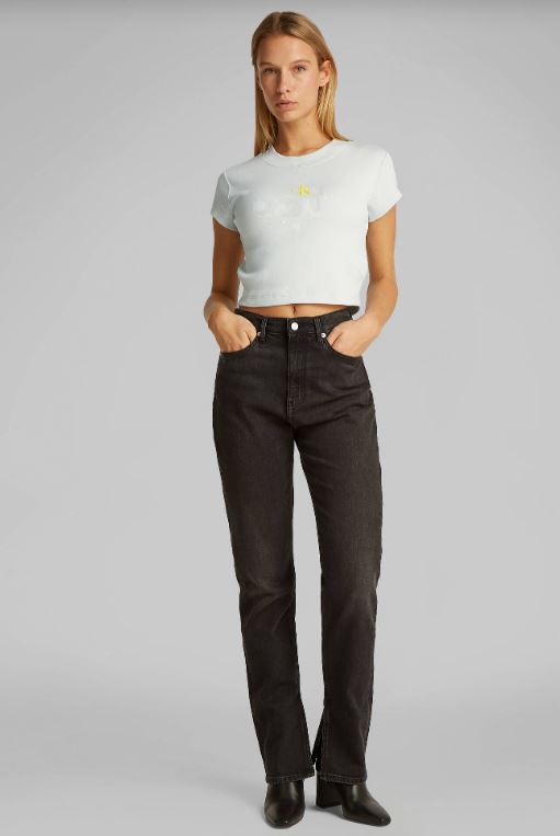 CAMISETA CALVIN KLEIN A- MONOGRAM MUJER