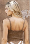 TOP AGGEL OTTON-LUREX RIBBED MUJER