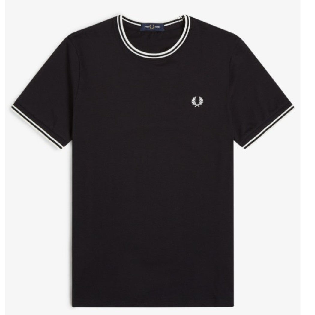 CAMISETA FRED PERRY TWIN TIPPED HOMBRE