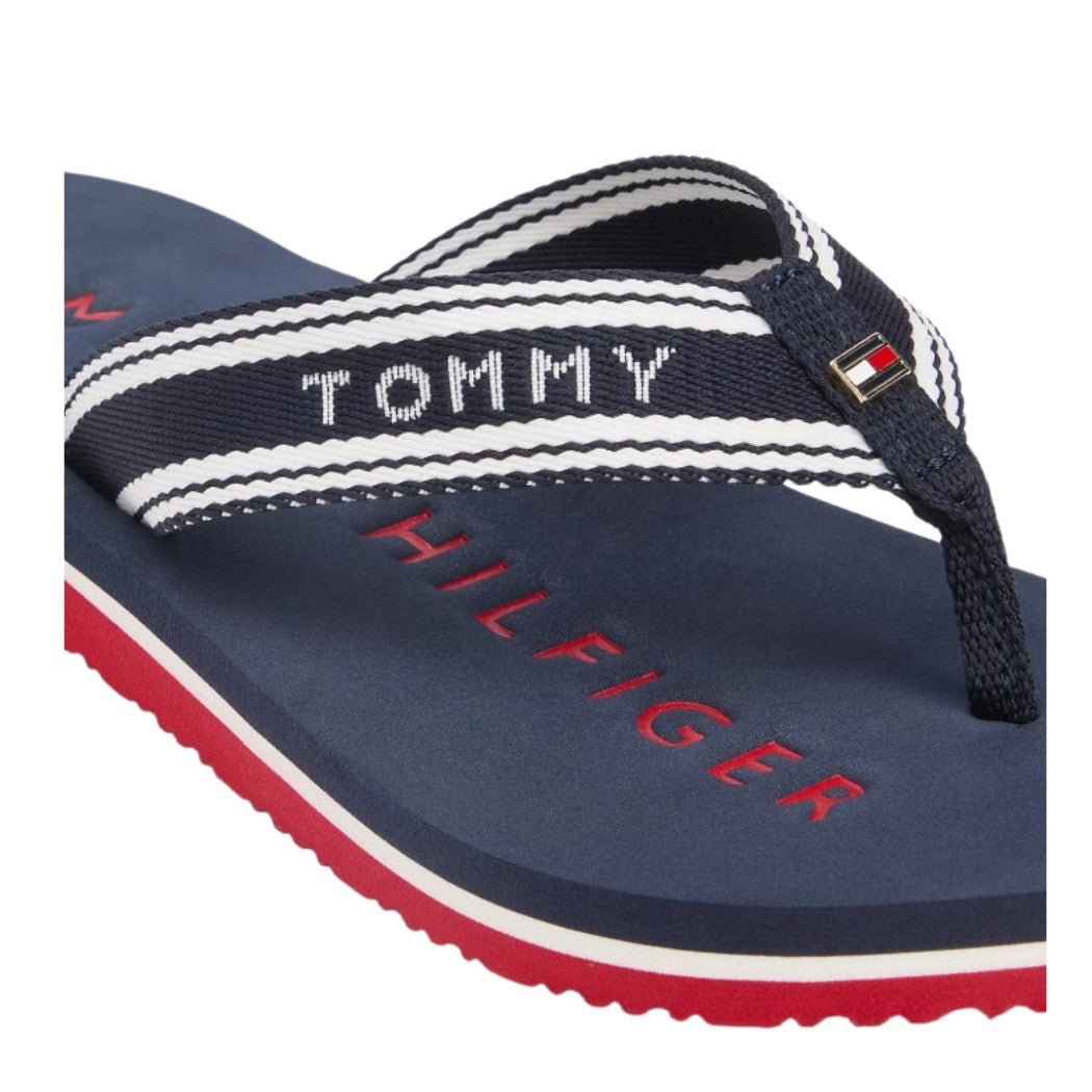 CHANCLA TOMMY HILFIGER WEBBING MUJER