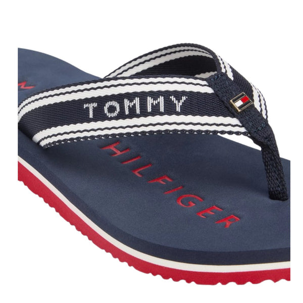 CHANCLA TOMMY HILFIGER WEBBING MUJER