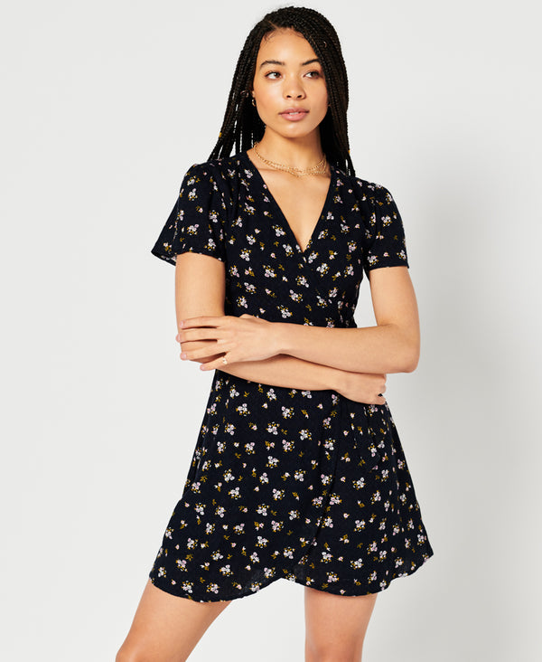 VESTIDO VINTAGE MINI WRAP SUPERDRY MUJER