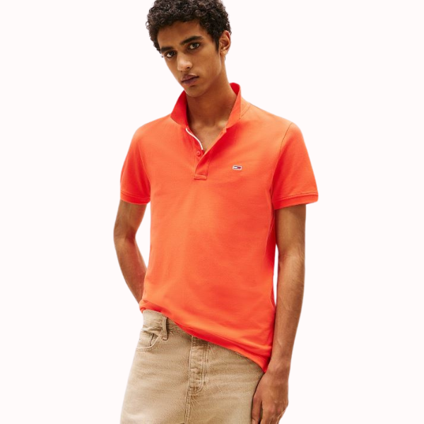 POLO TOMMY JEAN S SLIM PLACKET HOMBRE