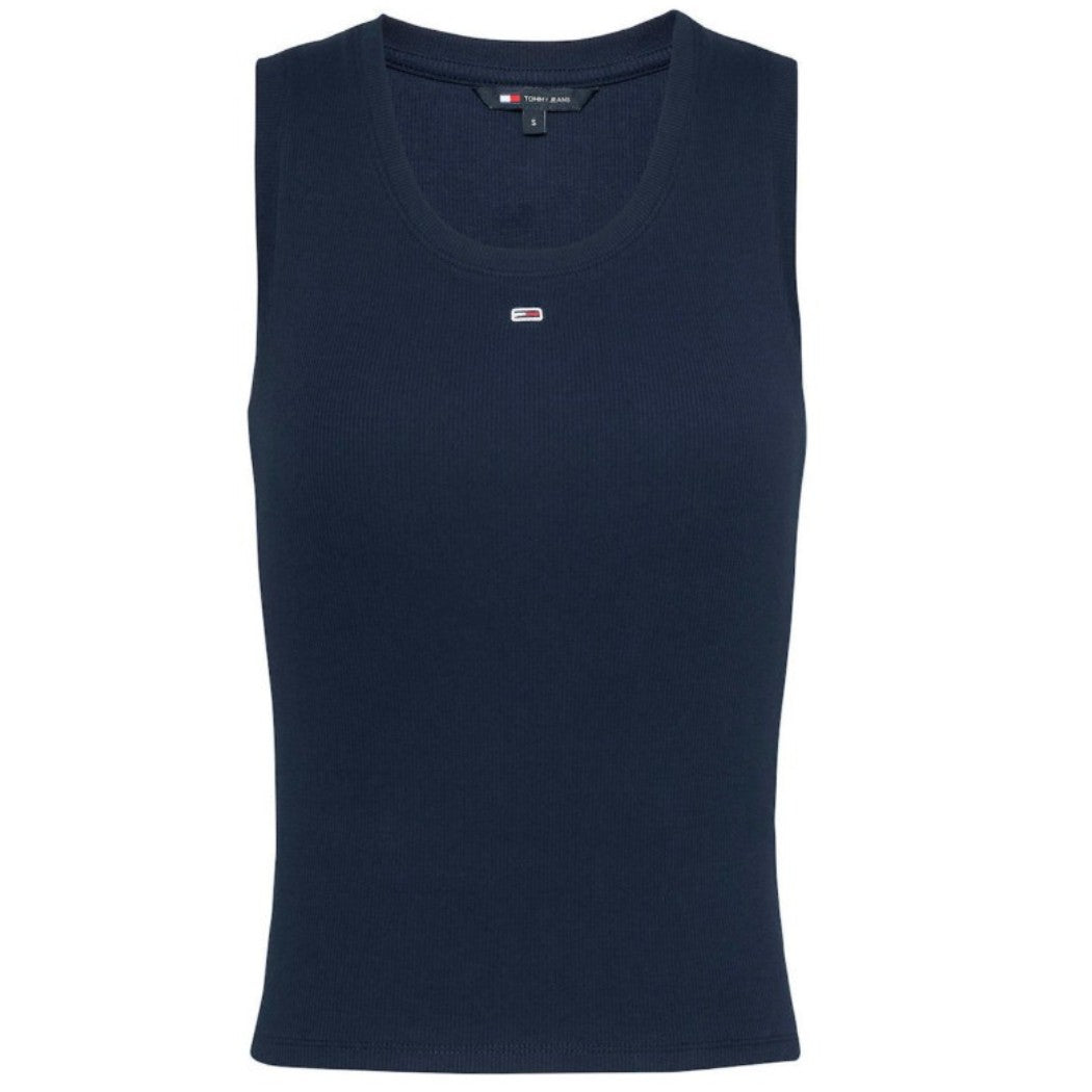 CAMISETA TOMMY JEANS ESSENTIAL RIB MUJER