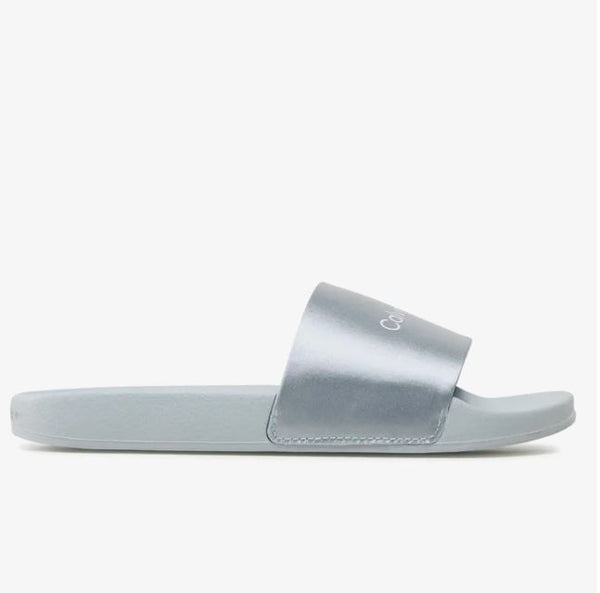 CHANCLA SLIDE SATIN CALVIN KLEIN MUJER