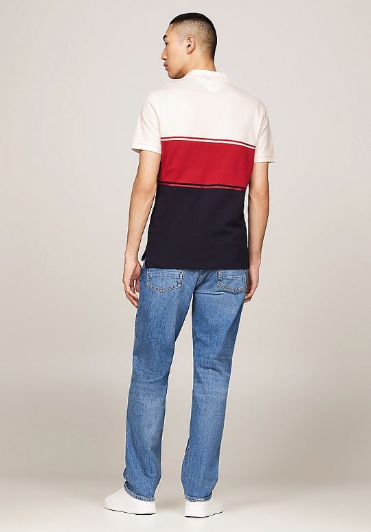 POLO TOMMY HILFIGER COLORBLOCK HOMBRE