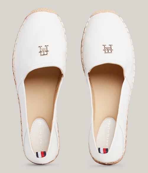 ALPARGATA TOMMY HILFIGER LEATHER FLAT MUJER